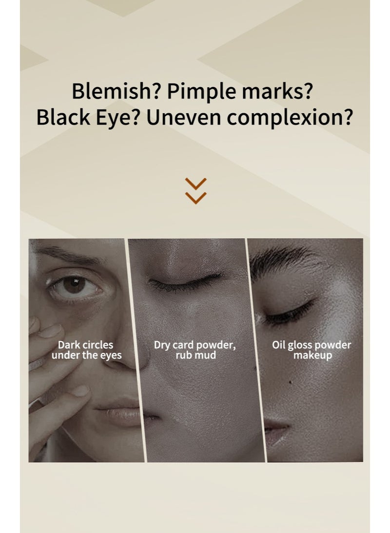 BOSUYA BB Cream, Moist the Skin BB Cream, Nourishing Lightweight Waterproof BB Cream, Natural Foundation, Full Coverage Matte Concealer 30ml，#270 WHEAT - Image 5