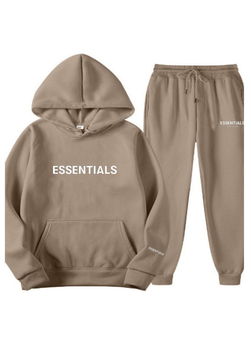 KUYING Men's Loose Sportswear And Sports Pants Two-Piece Set  - Image 1