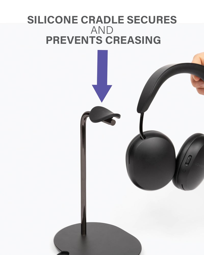 Sanus Headphone Stand (Black) - Image 3