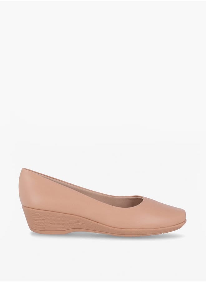 Piccadilly Women Round Toe Slip-On Shoes with Wedge Heels  - Image 2