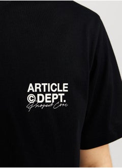 Jack Jones Graphic Print Crew Neck T-Shirt  - Image 4