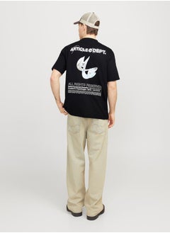 Jack Jones Graphic Print Crew Neck T-Shirt  - Image 2