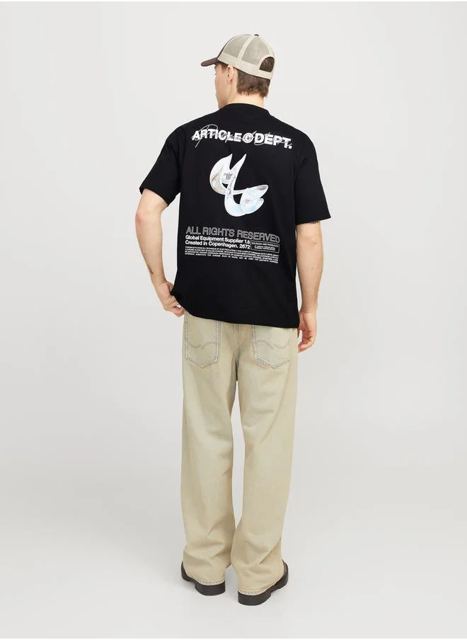 JACK & JONES Jack & Jones Graphic Print Crew Neck T-Shirt