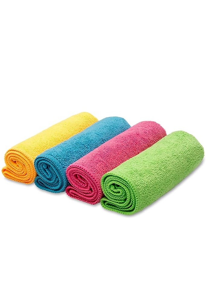 Microfibre Cloth, Absorbent, Hygienic, Versatile, Durable & Washable 30x30cm - 8 Pcs