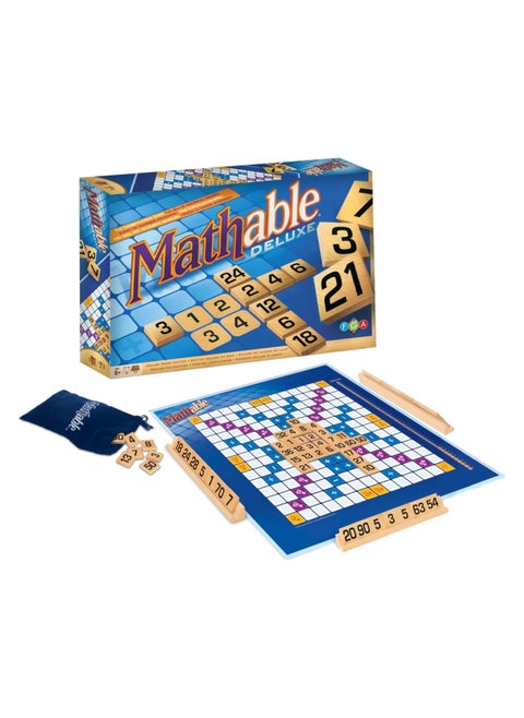 Mathable Deluxe Tile Game Edition Cross Number Educational Game Calculating Board Game