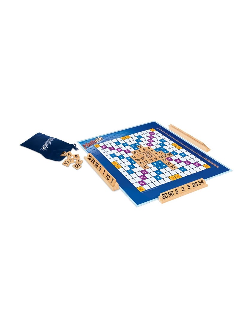 Mathable Deluxe Tile Game Edition Cross Number Educational Game Calculating Board Game