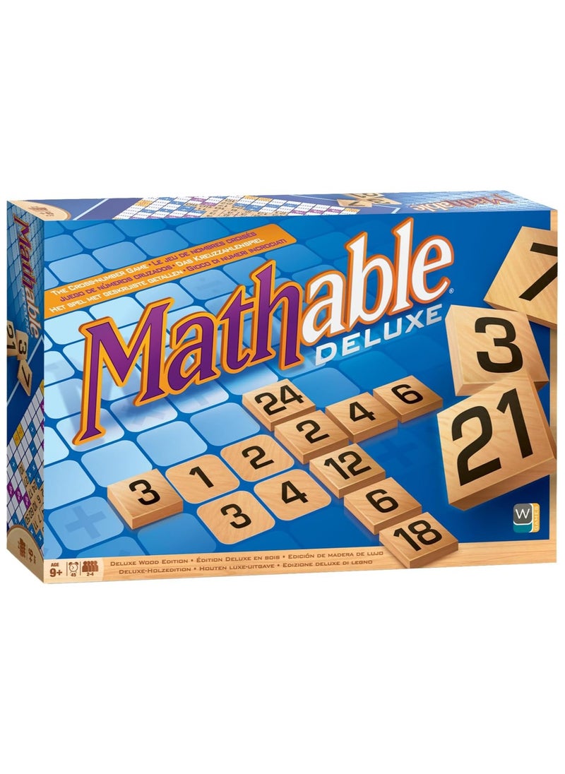 Mathable Deluxe Tile Game Edition Cross Number Educational Game Calculating Board Game