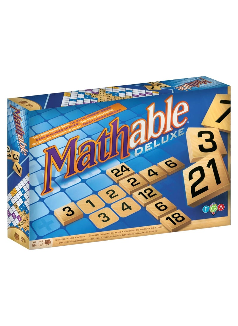 Mathable Deluxe Tile Game Edition Cross Number Educational Game Calculating Board Game