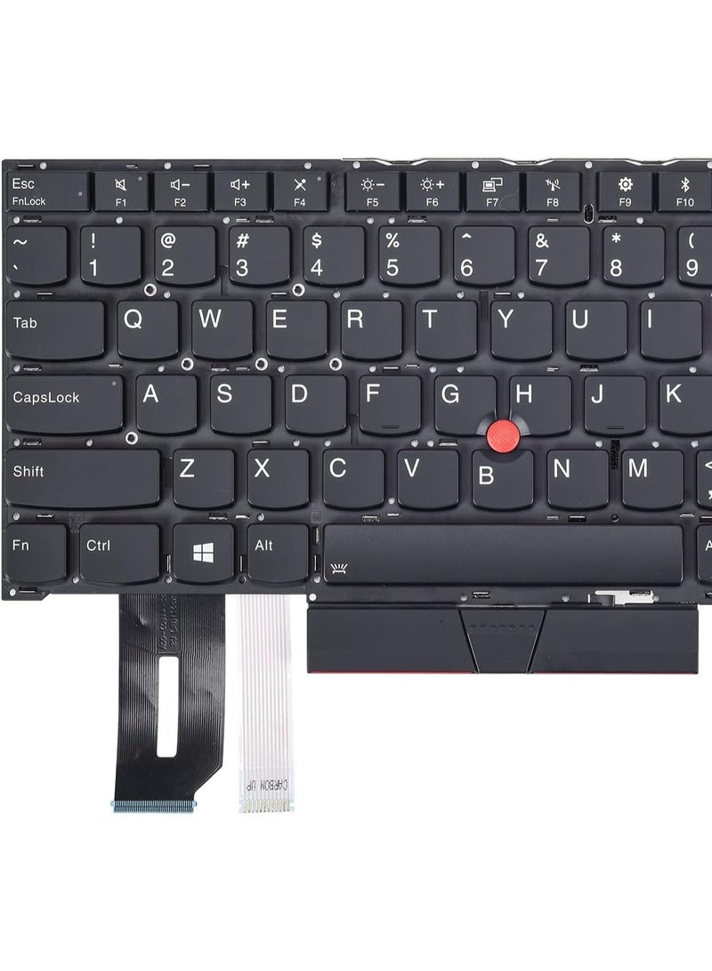 Zexen Keyboard for Lenovo Thinkpad T490s T495 T495s, T14s Gen 1 & T14s Gen 2, P1 Gen 3 2, Thinkpad X1 Extreme Gen 1 & Gen 2 & Gen 3 Laptop with Backlit US Layout P/N: SN20R58769 - Image 3