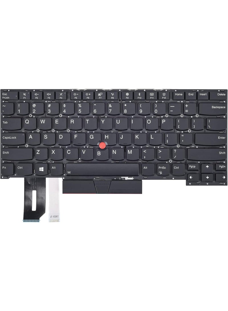 Zexen Keyboard for Lenovo Thinkpad T490s T495 T495s, T14s Gen 1 & T14s Gen 2, P1 Gen 3 2, Thinkpad X1 Extreme Gen 1 & Gen 2 & Gen 3 Laptop with Backlit US Layout P/N: SN20R58769 - Image 2