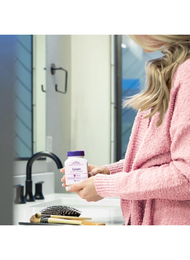 القرن الحادي والعشرون القرن الحادي والعشرين، الجيلاتين، 600 ملغ، 100 كبسولة - Image 5