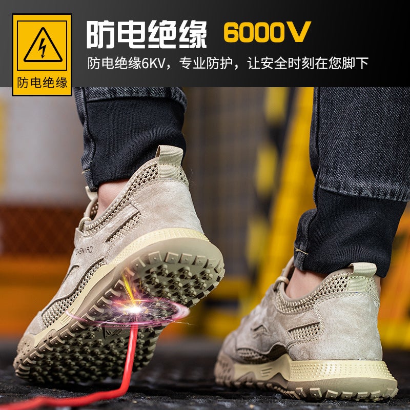 Men's Steel Toe Safety Work Shoes – Anti-Smash, Anti-Puncture, Insulated Low Top - Image 4