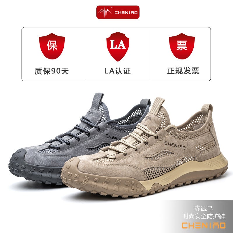 Men's Steel Toe Safety Work Shoes – Anti-Smash, Anti-Puncture, Insulated Low Top - Image 5