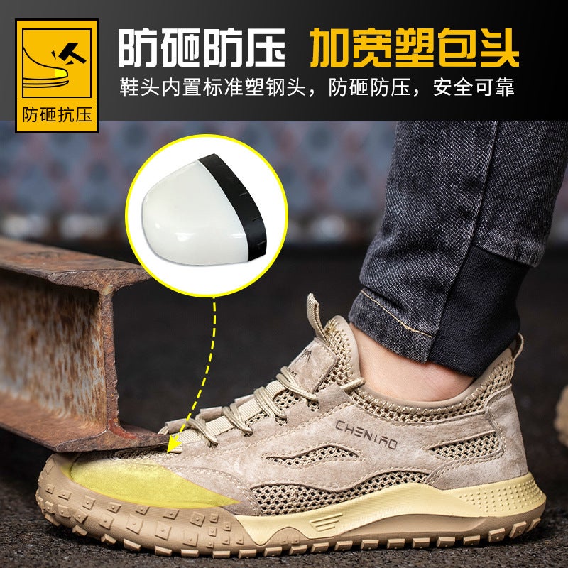 Men's Steel Toe Safety Work Shoes – Anti-Smash, Anti-Puncture, Insulated Low Top - Image 3