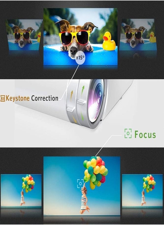 Vamvo - Mini Projector, L4200 Portable Video Full HD 1080P - Image 1