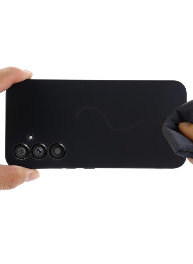 S-TOP Case For Samsung Galaxy A34 5G Pure Color Liquid Silicone Shockproof Phone Case - Image 4