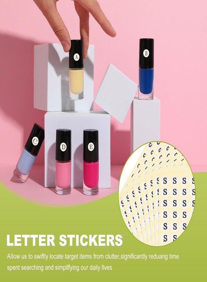 PATIKIL 15 Sheets Alphabet Stickers Letter S Small Round Sticker 1/2 Inch Self-Adhesive Paper Label for Inventory Organizing Storage Handmade (Total 1980Pcs) - Image 5
