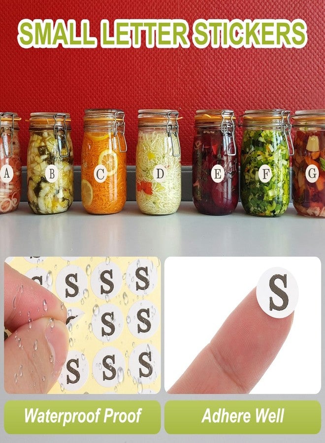 PATIKIL 15 Sheets Alphabet Stickers Letter S Small Round Sticker 1/2 Inch Self-Adhesive Paper Label for Inventory Organizing Storage Handmade (Total 1980Pcs) - Image 3