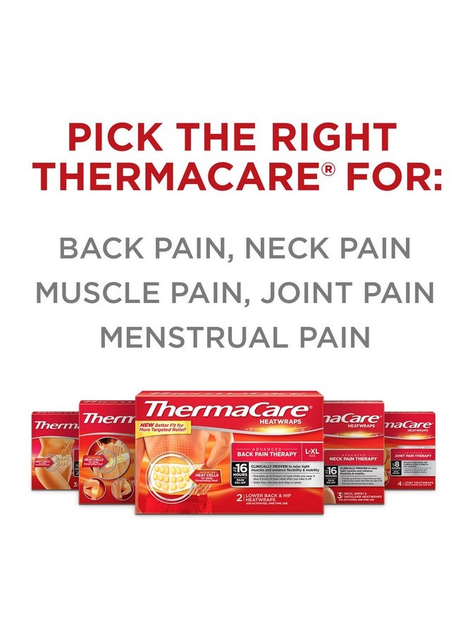 ThermaCare - Portable Heating Pad Neck And Shoulder Rain Relief Patches Multipurpose Heat Wraps 3 Count - Image 1