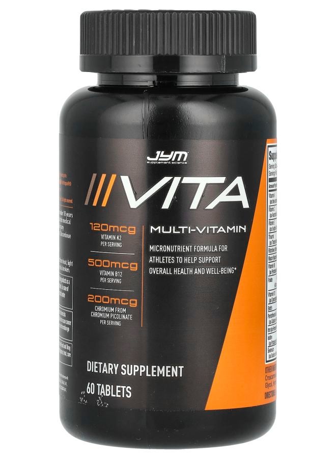 JYM Supplement Science Vita MultiVitamin 60 Tablets
