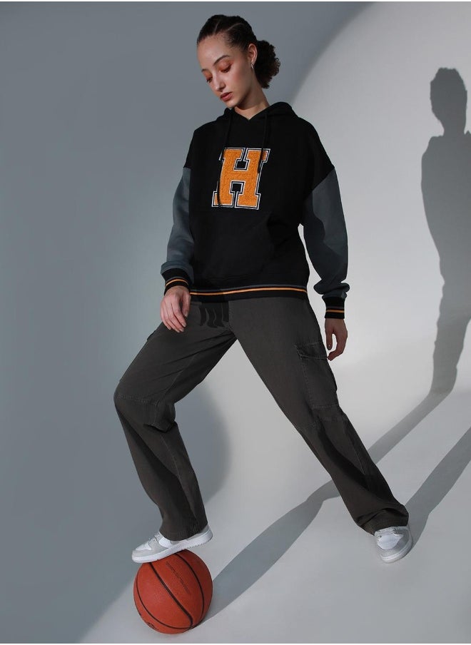 Hubberholme - Black Sweatshirt For Women - Image 1