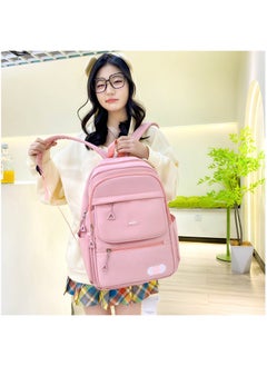 ماركة غير محددة SG5530 شنطة ضهر اربع قطع كاجول فاشون للجنسين مناسبه للمدرسة واللاب توب و لحمل كافة الاغراض - بينك  - Image 3