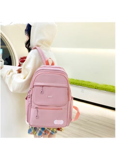 ماركة غير محددة SG5530 شنطة ضهر اربع قطع كاجول فاشون للجنسين مناسبه للمدرسة واللاب توب و لحمل كافة الاغراض - بينك  - Image 5