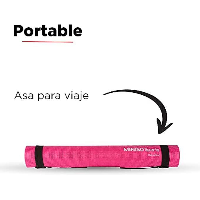 Miniso Pink Yoga Mat 3Mm - Image 3