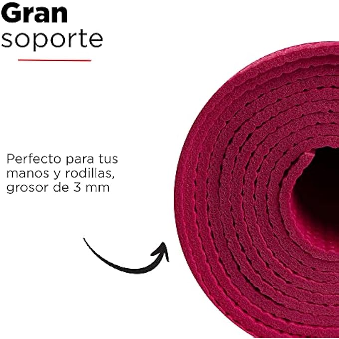Miniso Pink Yoga Mat 3Mm - Image 4