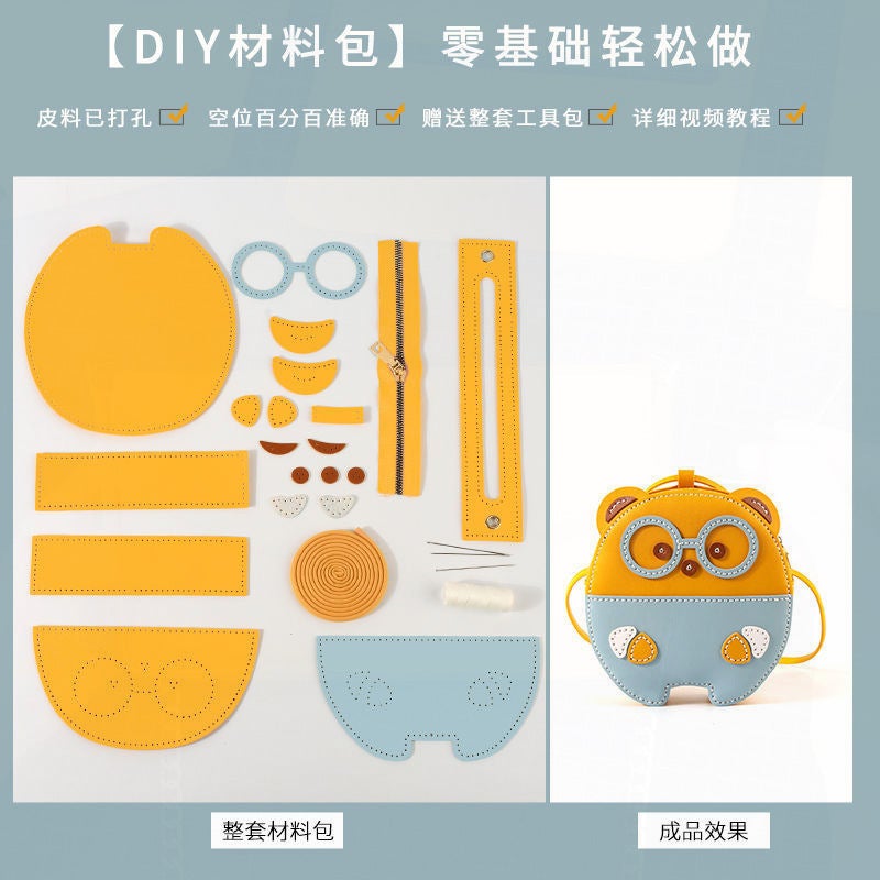 Cartoon Bear DIY Crossbody Bag - Image 3
