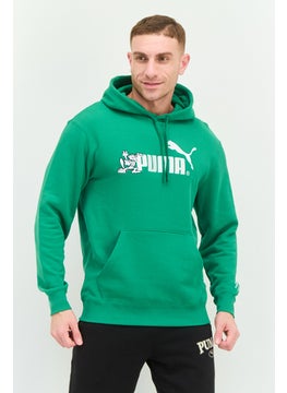 PUMA Men Sportswear Fit Long Sleeve Outdoor Sweatshirt, Green  - Image 1