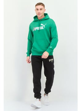 PUMA Men Sportswear Fit Long Sleeve Outdoor Sweatshirt, Green  - Image 3