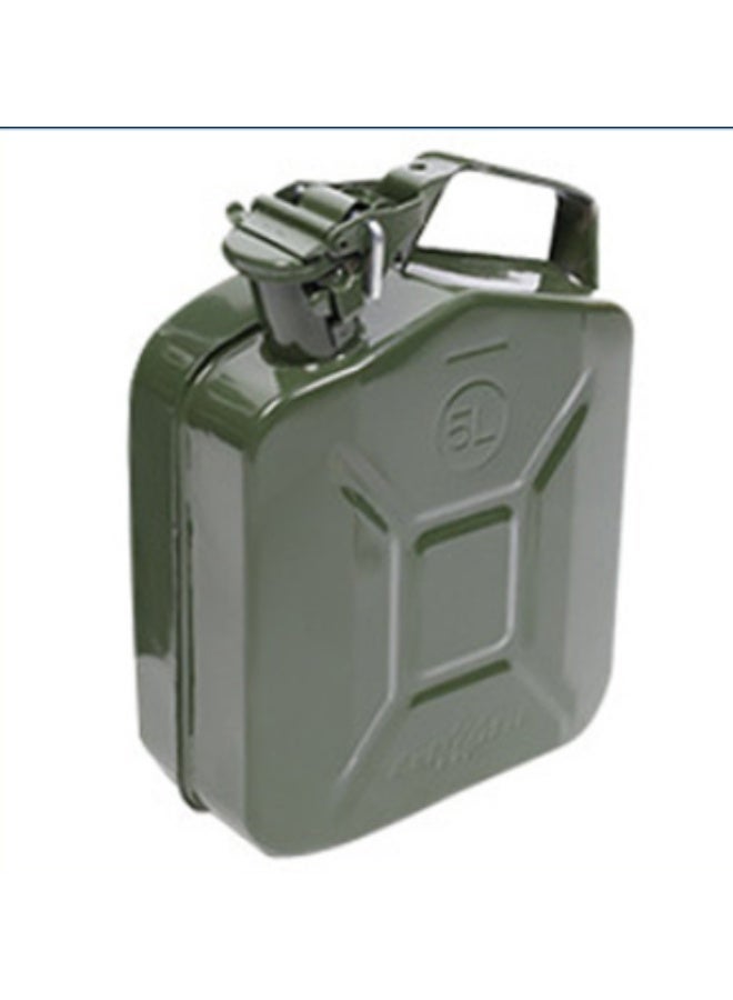 Empty Fuel Can - 5L - Heavy-Duty Jerry Can with Rubber Gasket and Leak-Proof Construction - Ideal for Gasoline, Diesel, Water, Vehicles, Outdoor, Workshop, Liquid Storage, and Emergency Use - Image 1