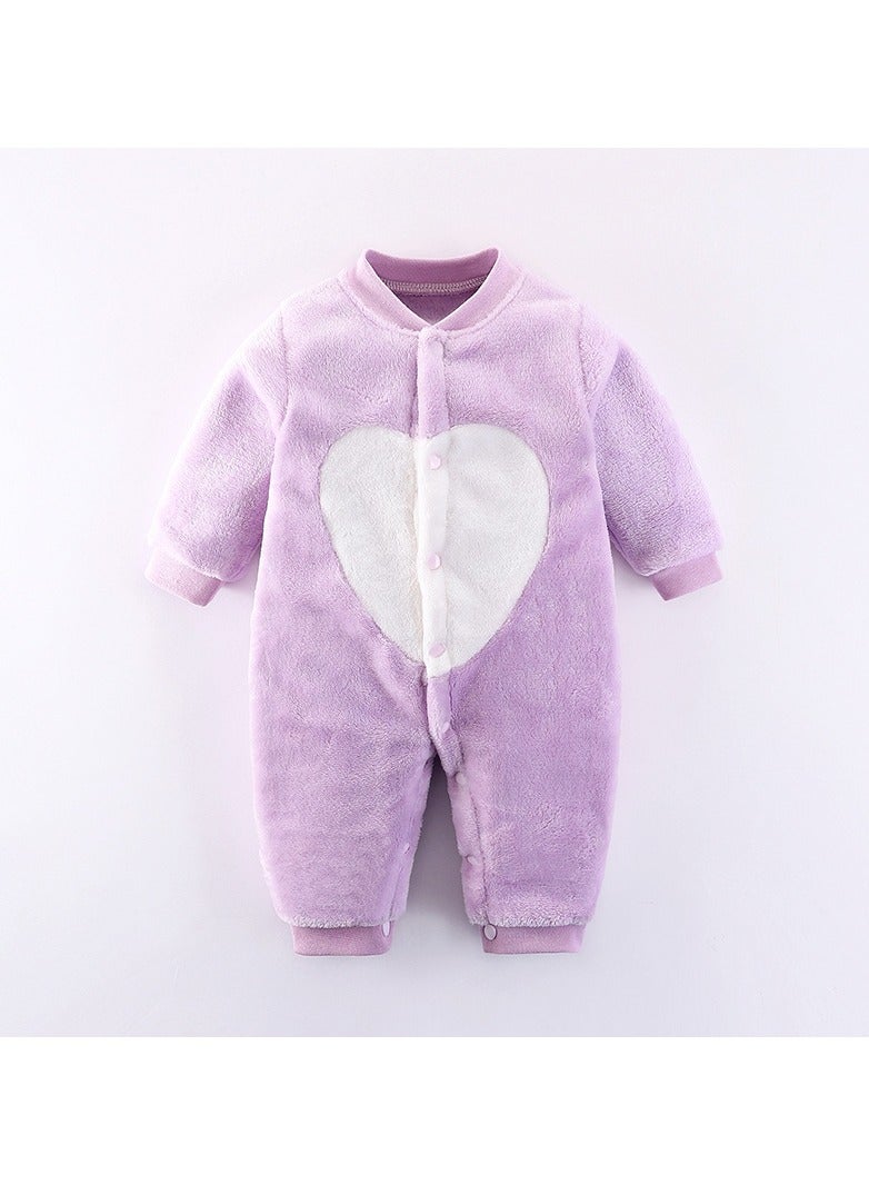 Loquat 0-1-2 Year Old Baby Home Jumpsuit 