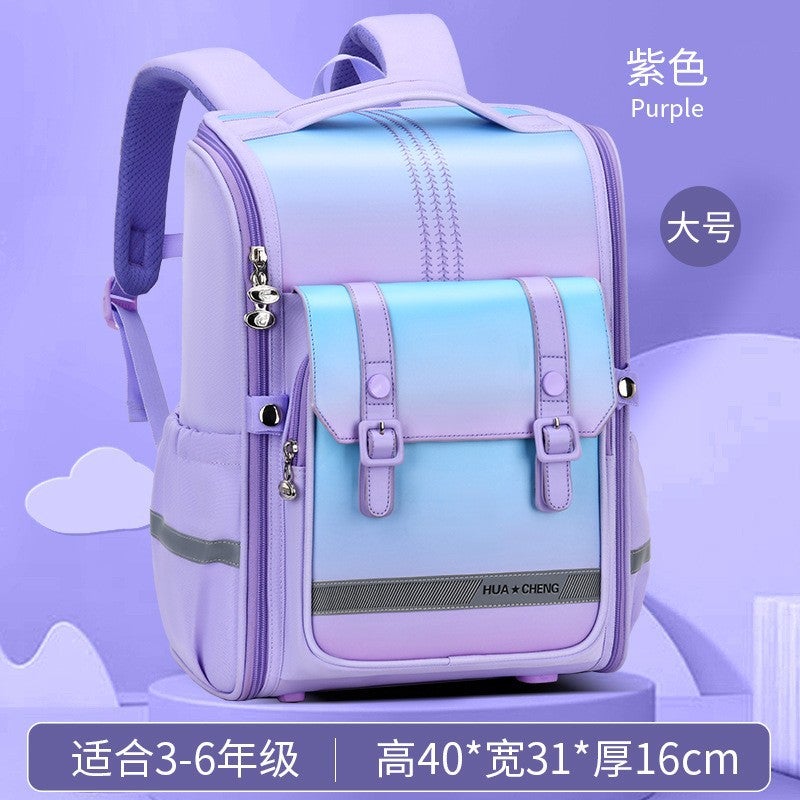 Durable Waterproof Backpack for School Children Purple large 