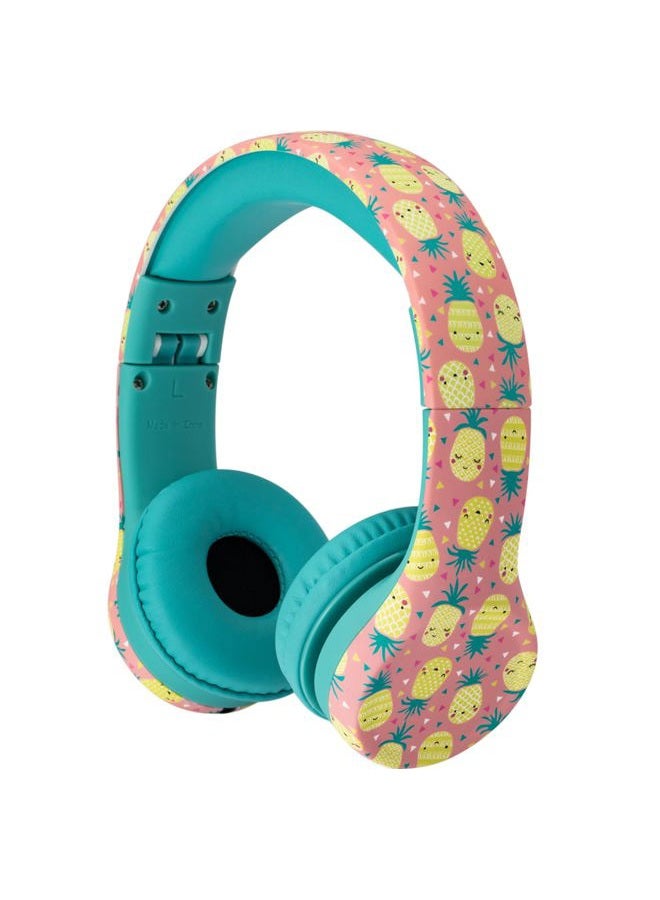 Snug Play+ Kids Headphones with Volume Limiting for Toddlers (Boys/Girls) - Pineapples - Image 1