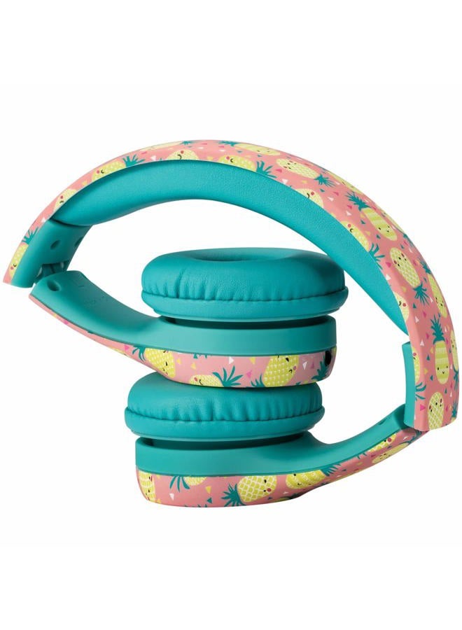 Snug Play+ Kids Headphones with Volume Limiting for Toddlers (Boys/Girls) - Pineapples - Image 4