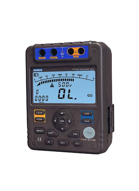 Insulation Resistance Tester, 5 KV With High Voltage Output Alarm And Auto Current Discharge