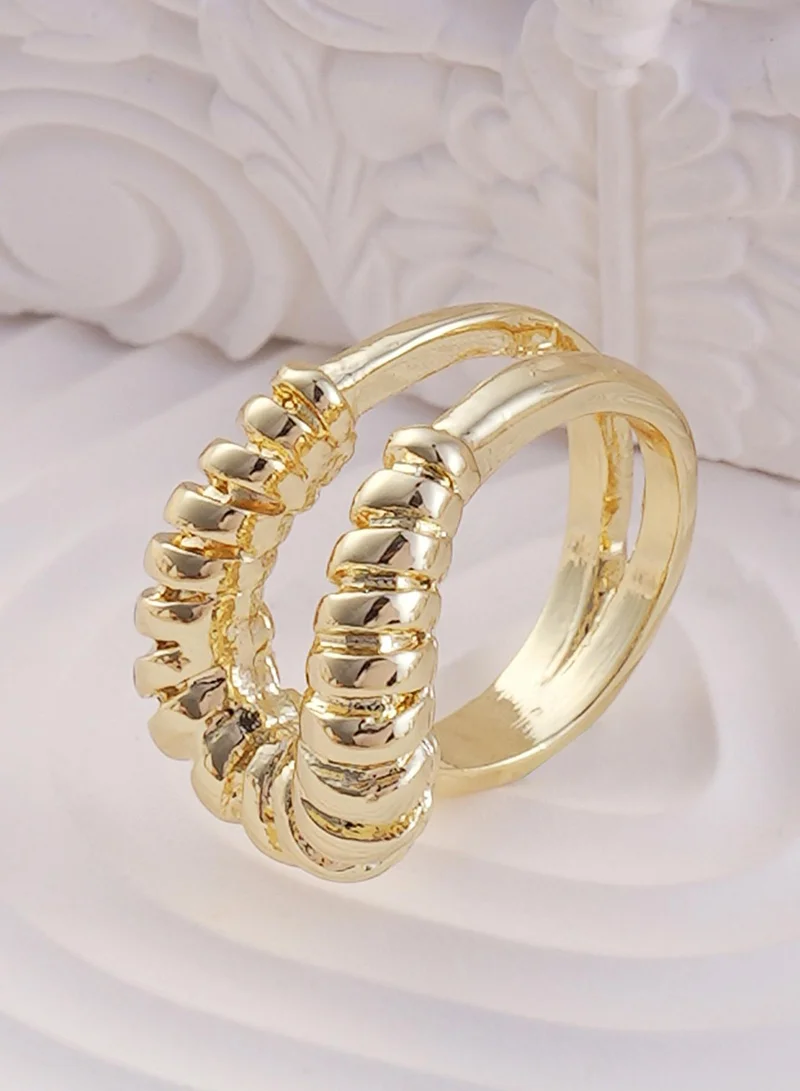 SOHI Adjustable Mollusks Statement Artificial Finger Ring Jewellery