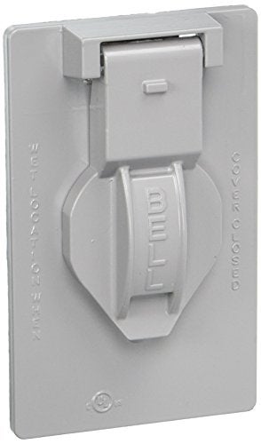 BELL 5155-0 Weatherproof Device Cover, Gray, Hubbell - Image 4