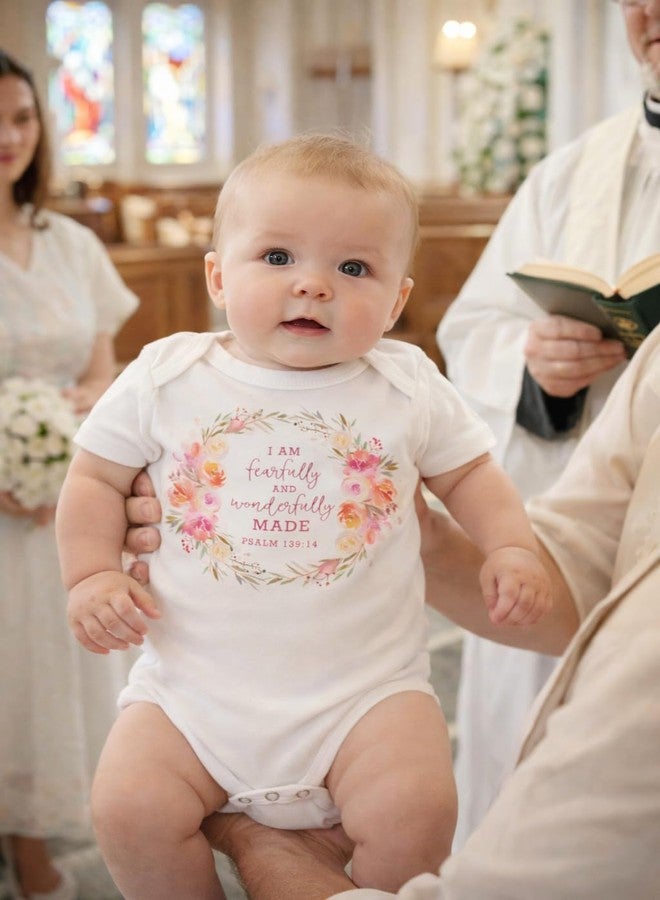 Witty and Bitty Fearfully and Wonderfully Made Psalms Chapter 139:14 Onesie/Bodysuit (0-3 months) - Image 3