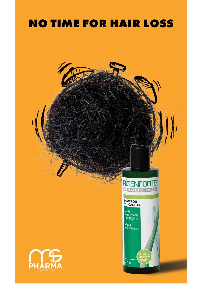 Rigenforte Anti-Hair Loss Shampoo, 250ml - Strengthens & Nourishes Damage, Weak & Brittle Hair, Adds Volume, Stimulates Growth, Improves Scalp Health, Paraben & Silicone Free  - Image 3