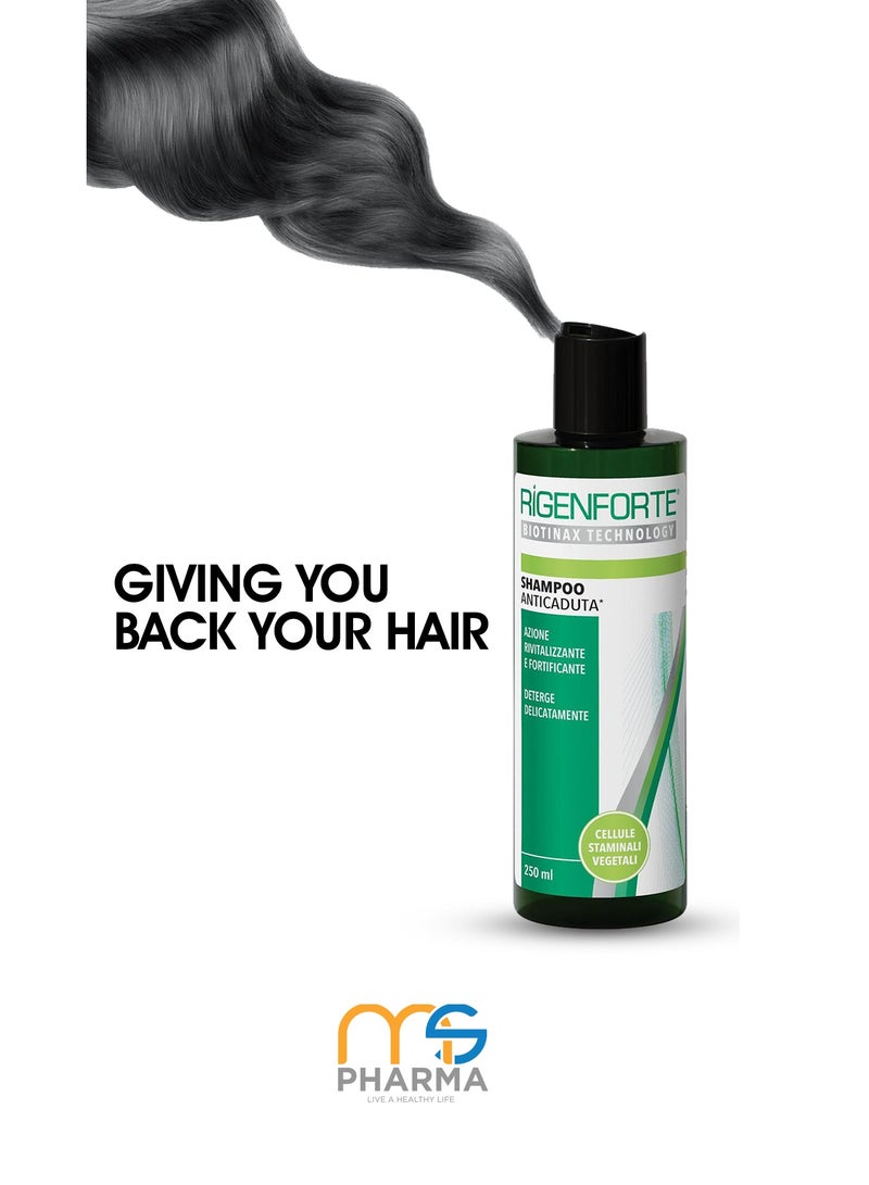 Rigenforte Anti-Hair Loss Shampoo, 250ml - Strengthens & Nourishes Damage, Weak & Brittle Hair, Adds Volume, Stimulates Growth, Improves Scalp Health, Paraben & Silicone Free  - Image 2