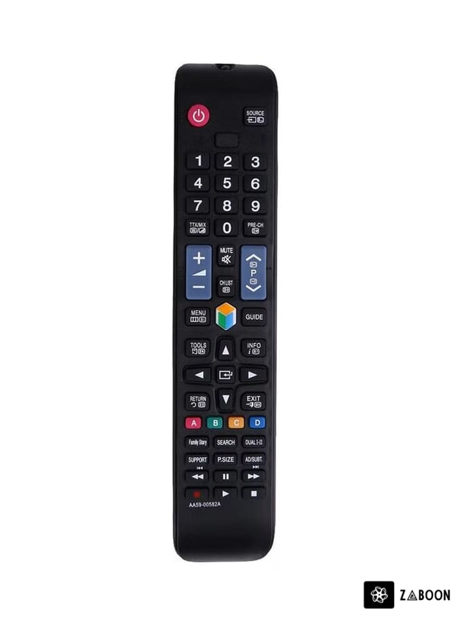 Zaboon Replacement Universal Remote Control For Samsung LED/LCD Smart TV 24 x 3 x 5cm Black