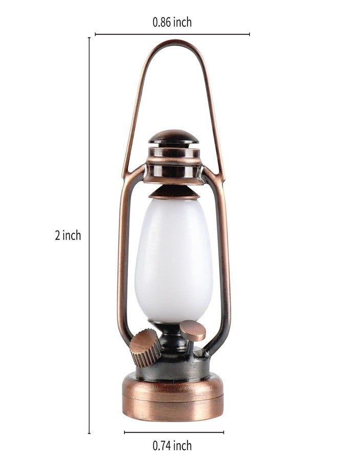 Waldosia 1:12 Scale Dollhouse Miniature LED Oil Lamp Lantern - Image 5