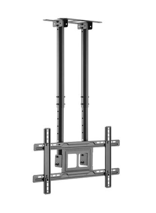 SH 1564C Dual Pole Ceiling Mount for 26"-90" LED LCD Screens, VESA 600x400, Adjustable Drop 980–1780mm, 50kg Load Capacity – Black - pzsku/Z7A20CB51E6E37E61224BZ/45/1746264685/06bf0875-fae0-40cd-a6a2-5f329e52b38b