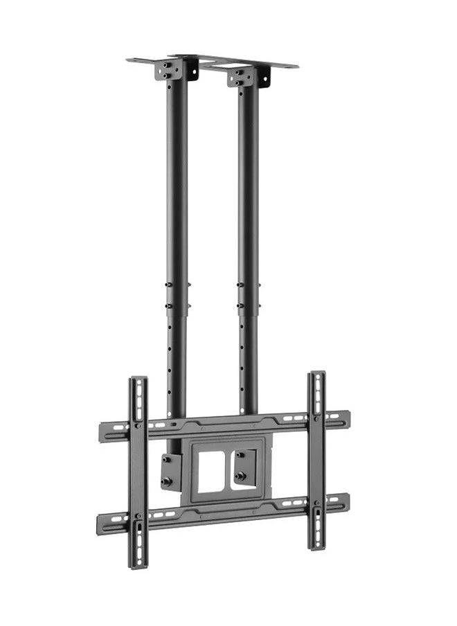 Skill Tech SH 1564C Dual Pole Ceiling Mount for 26"-90" LED LCD Screens, VESA 600x400, Adjustable Drop 980–1780mm, 50kg Load Capacity – Black  - Image 1