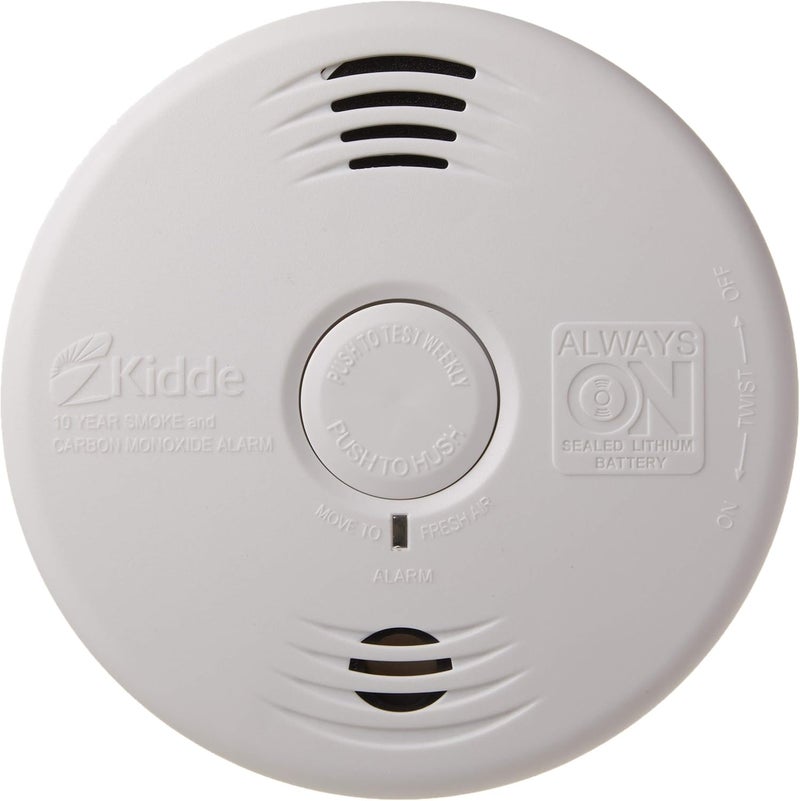 Kidde Smoke & Carbon Monoxide Detector, 10-Year Battery, Voice Alerts , 1 Count ( Pack of 1) - Image 1