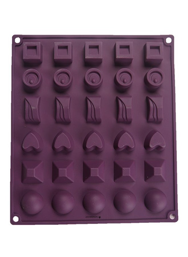 Wonderchef Chocolate Mould Purple 27x24x1cm