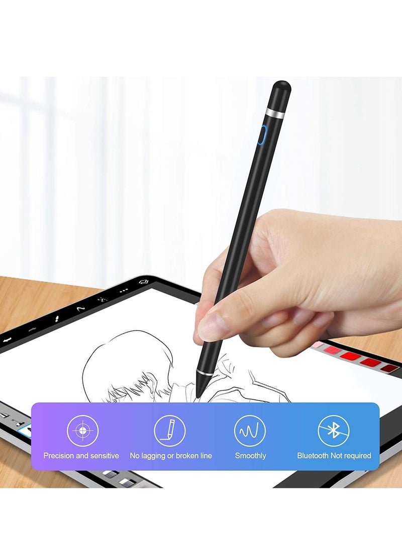 ELTRAZONE Active Stylus Pens for Touch Screens, Rechargeable Digital Stylish Pen Pencil Universal for iPhone/iPad Pro/Mini/Air/Android and Most Capacitive Touch Screens  - Image 5